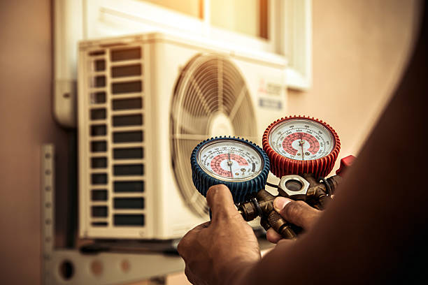 Professional Hvac Maintenance technician working in Girardville, PA